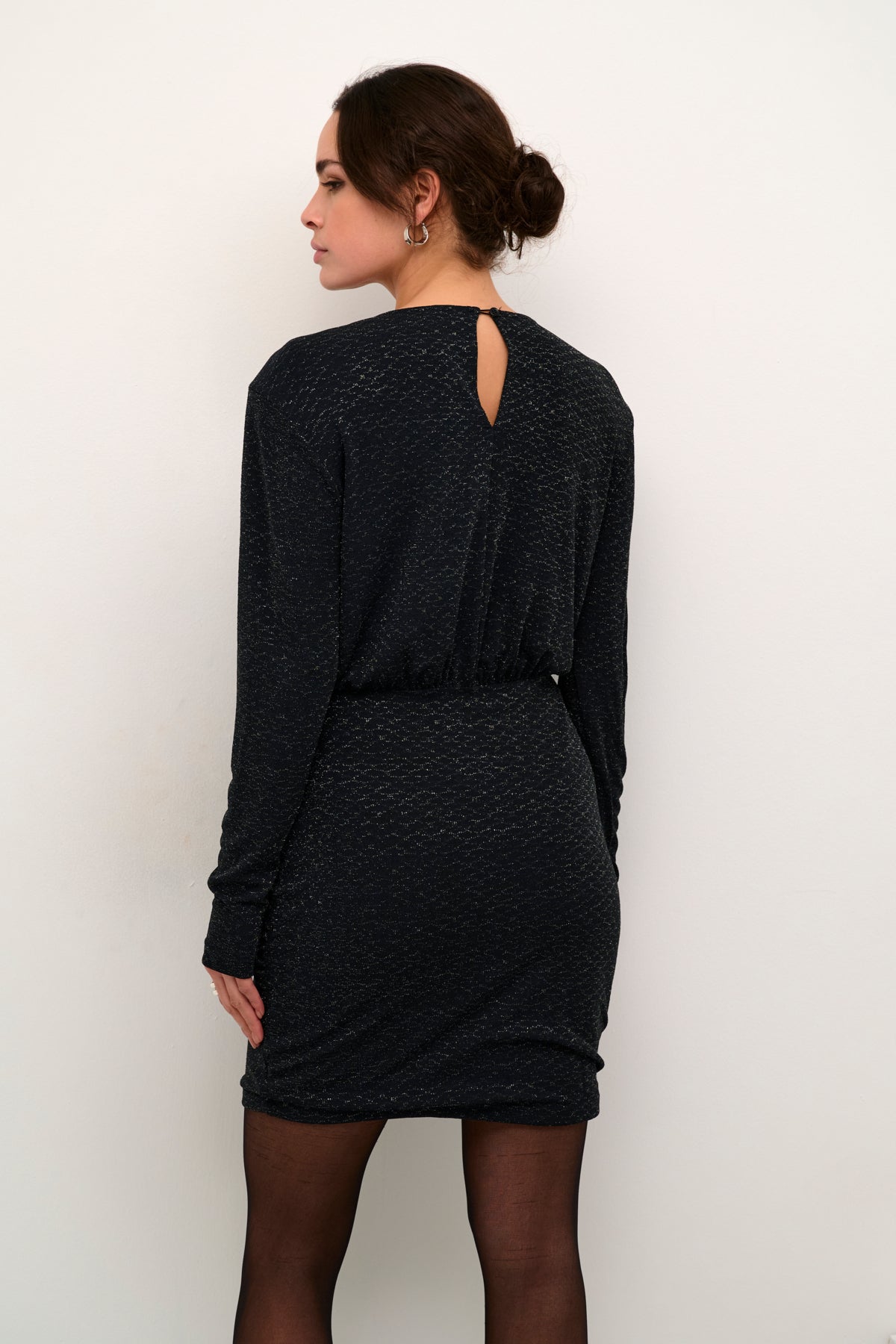 KAellie Jersey Dress - Black/Silver
