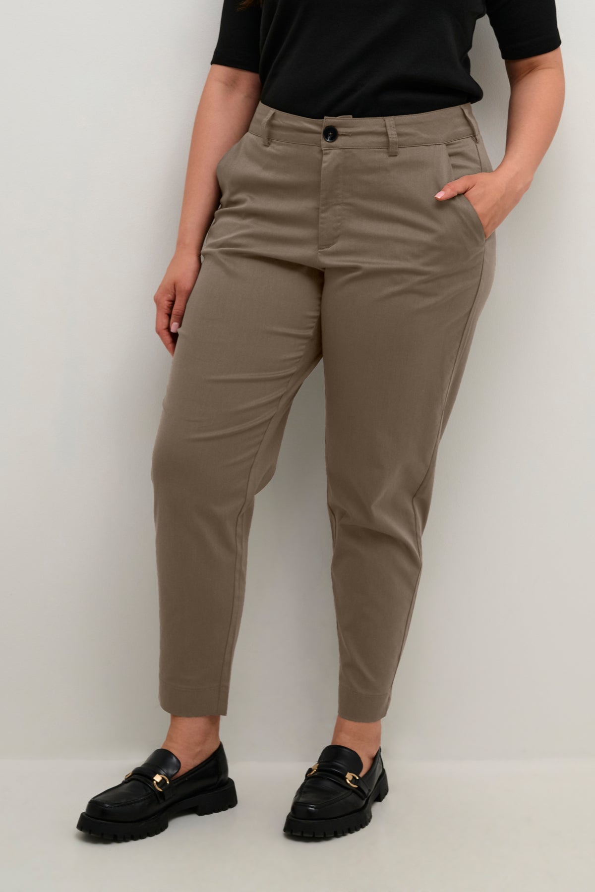 KCleana Chino 7/8 Pants - Major Brown