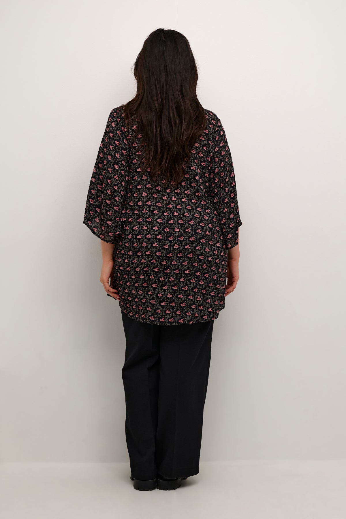 KCamy Frill Tunic Printed - Rosa
