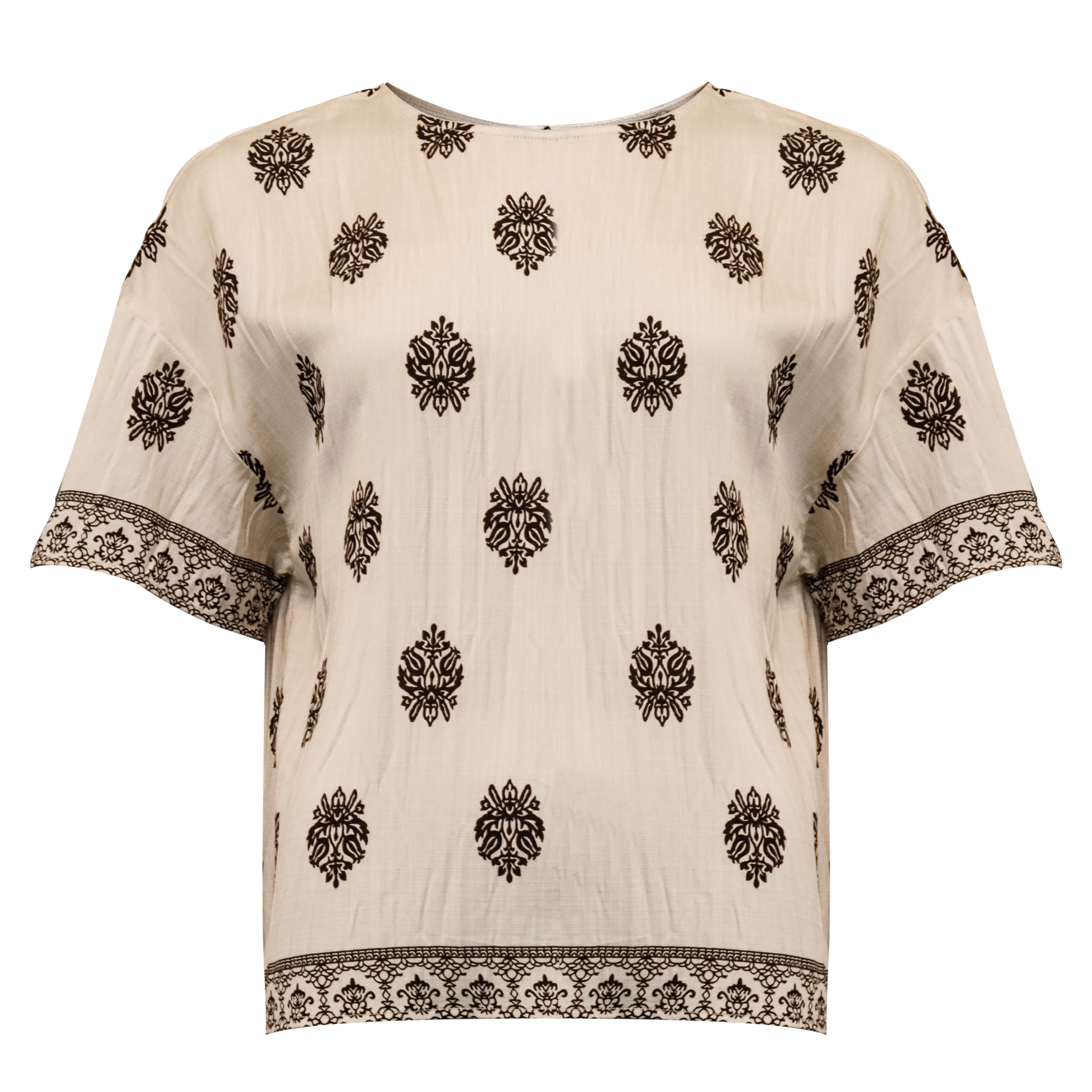 Zinnia Beauty Blouse Black/Whisper