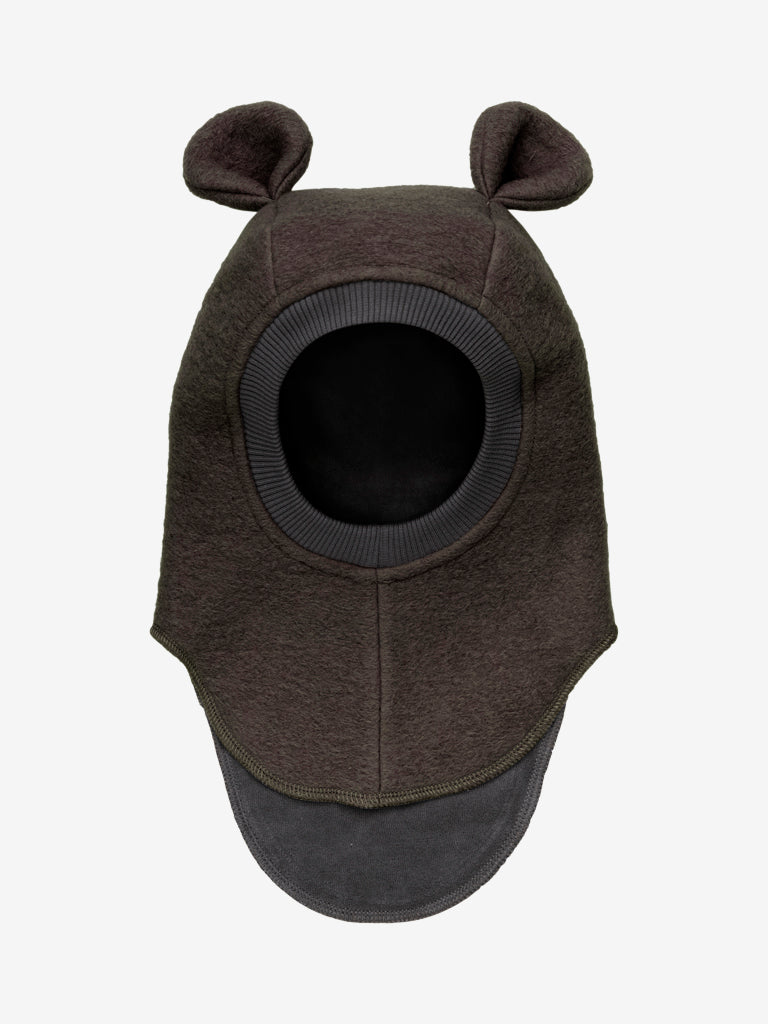 Balaclava Hue M. Ører Uld - Brun