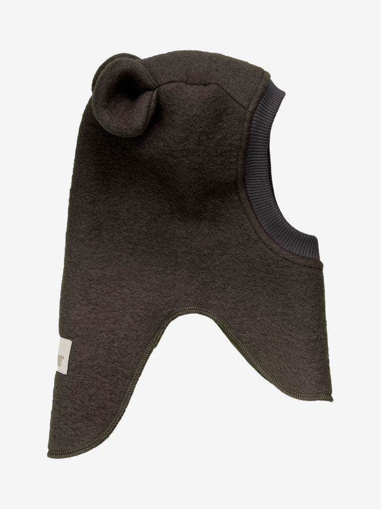 Balaclava Hue M. Ører Uld - Brun