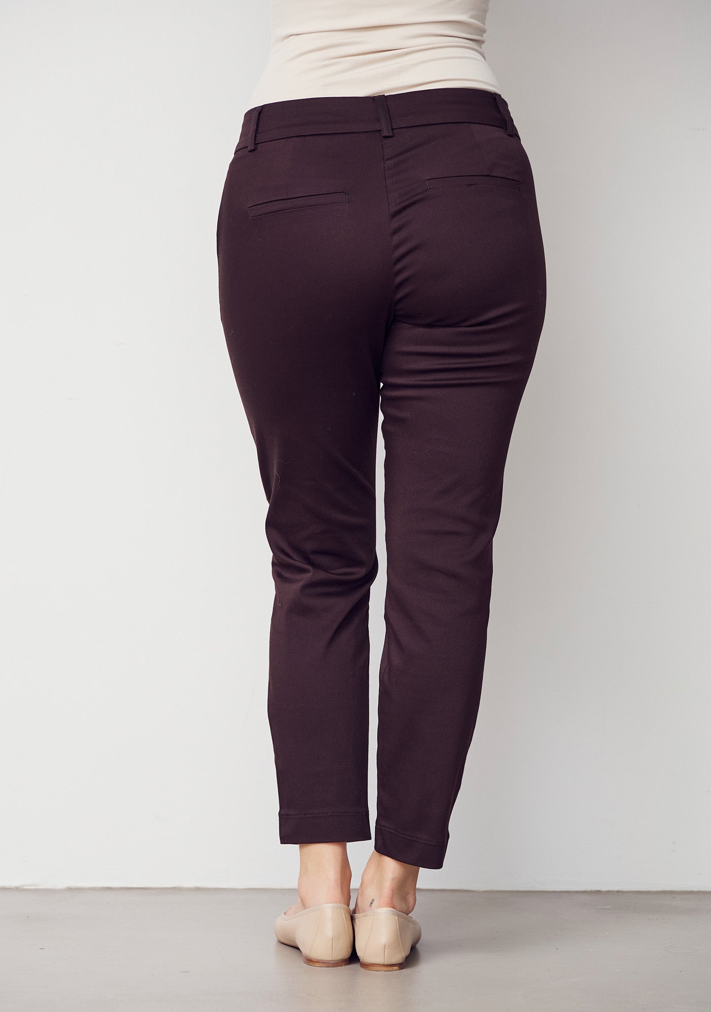Isay Chino Pants - Dark Brown