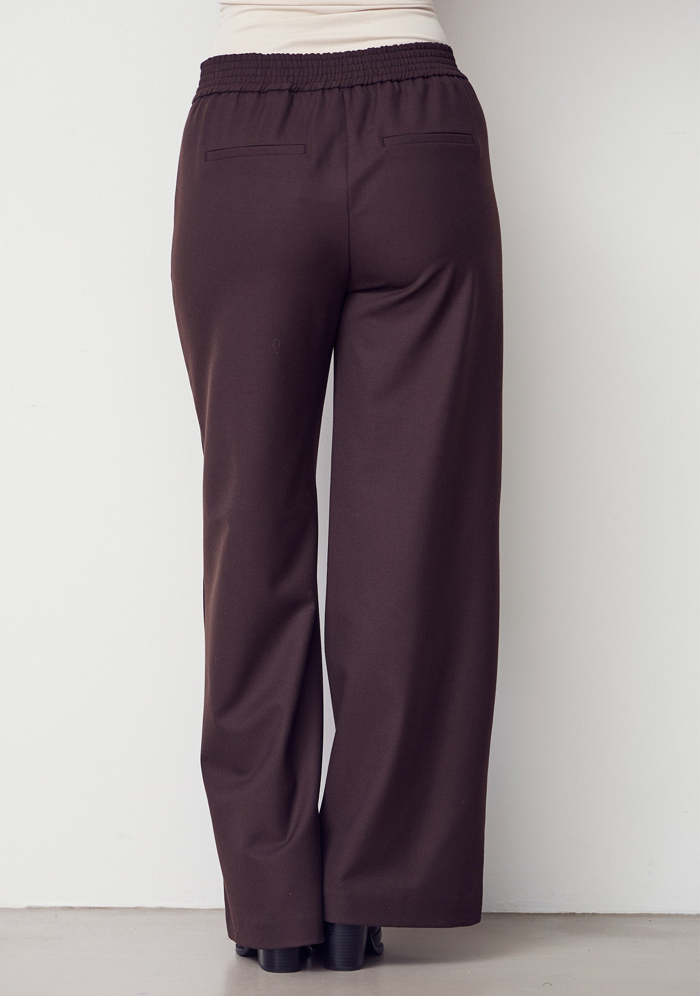 Rimini Wide Pants - Dark Brown