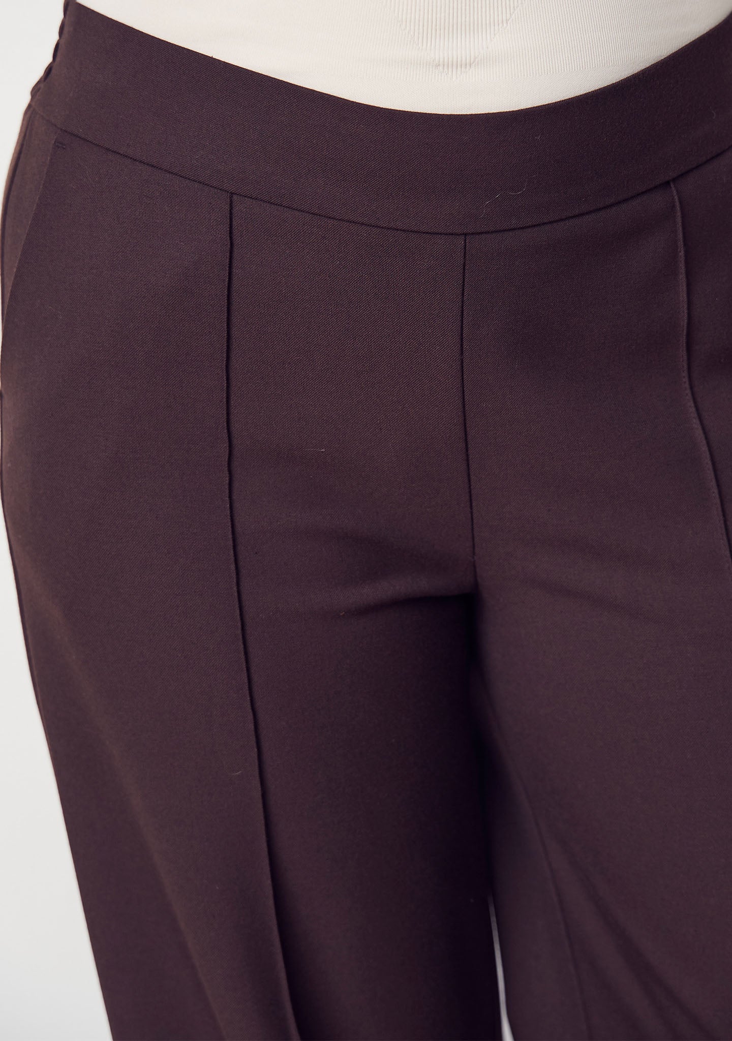 Rimini Wide Pants - Dark Brown
