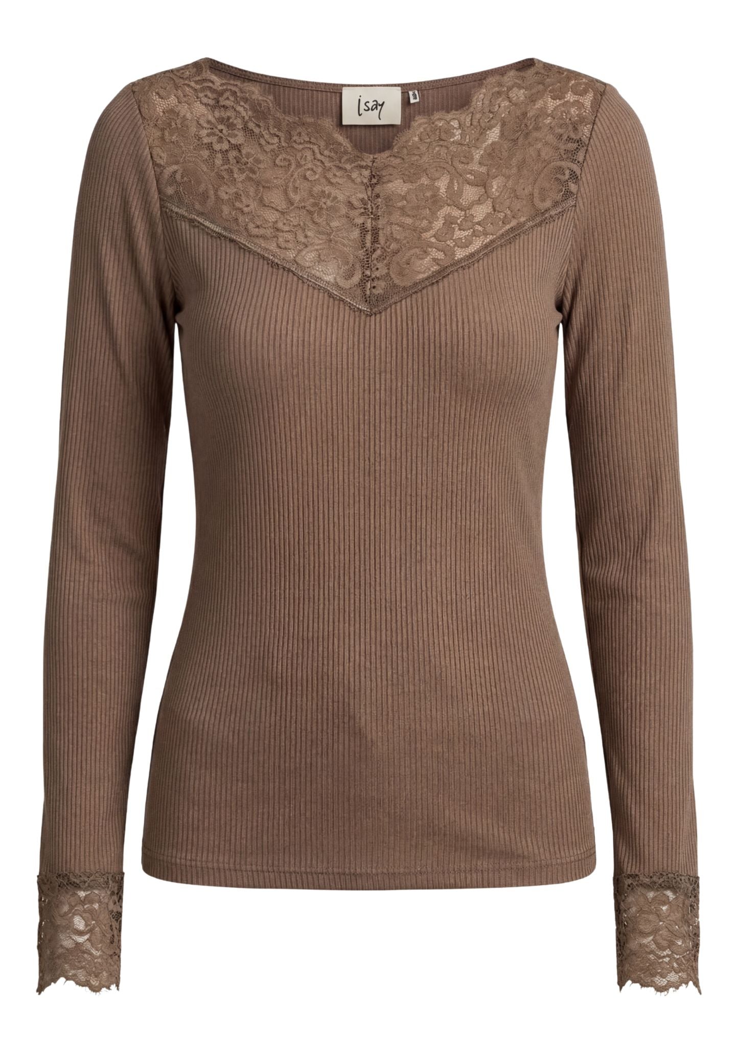 Dee Lace Blouse - Taupe