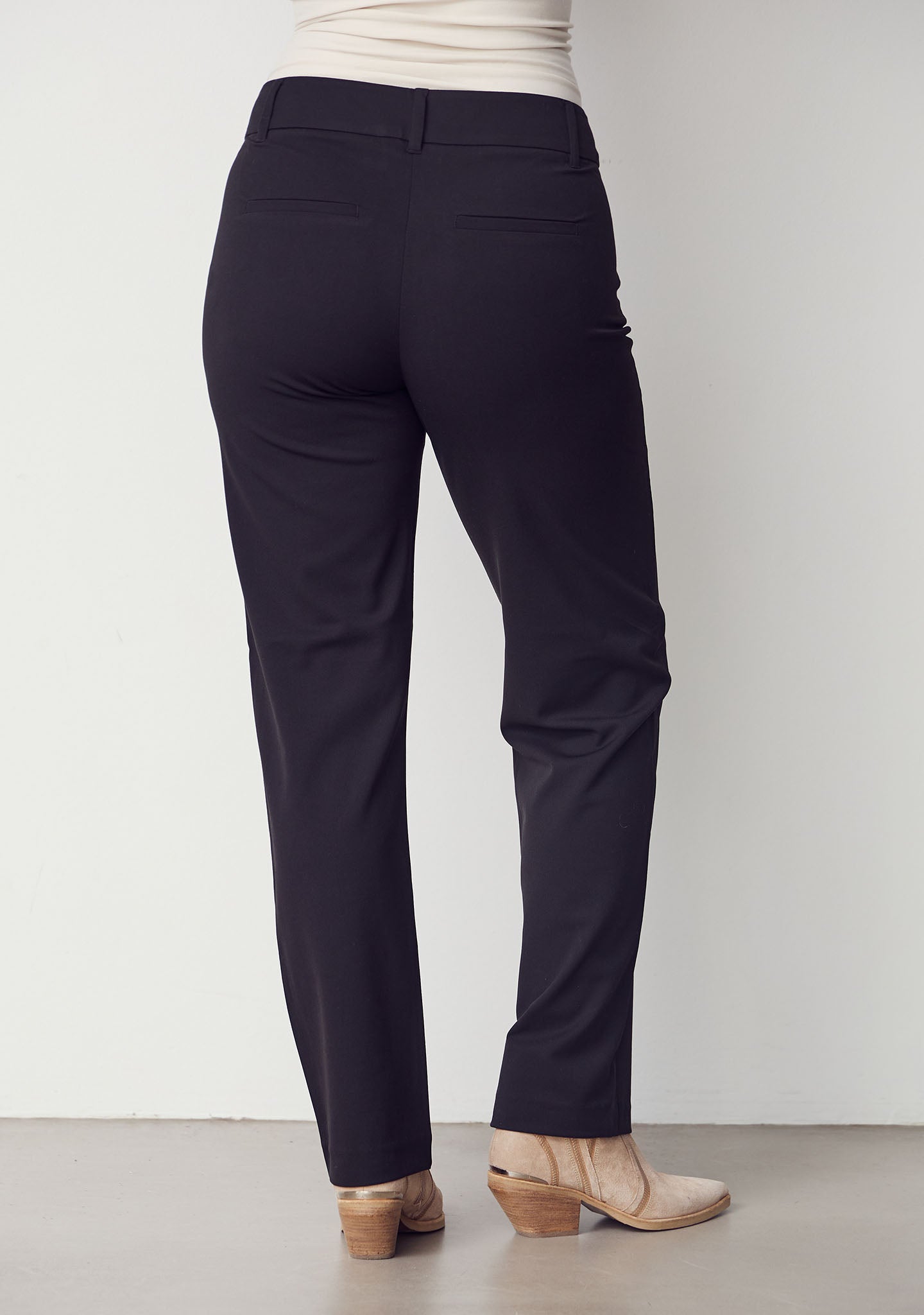 Firenze Straight Pants - Black