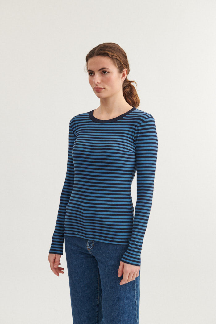 Ludmilla LS Tee - Copen Blue/Sky