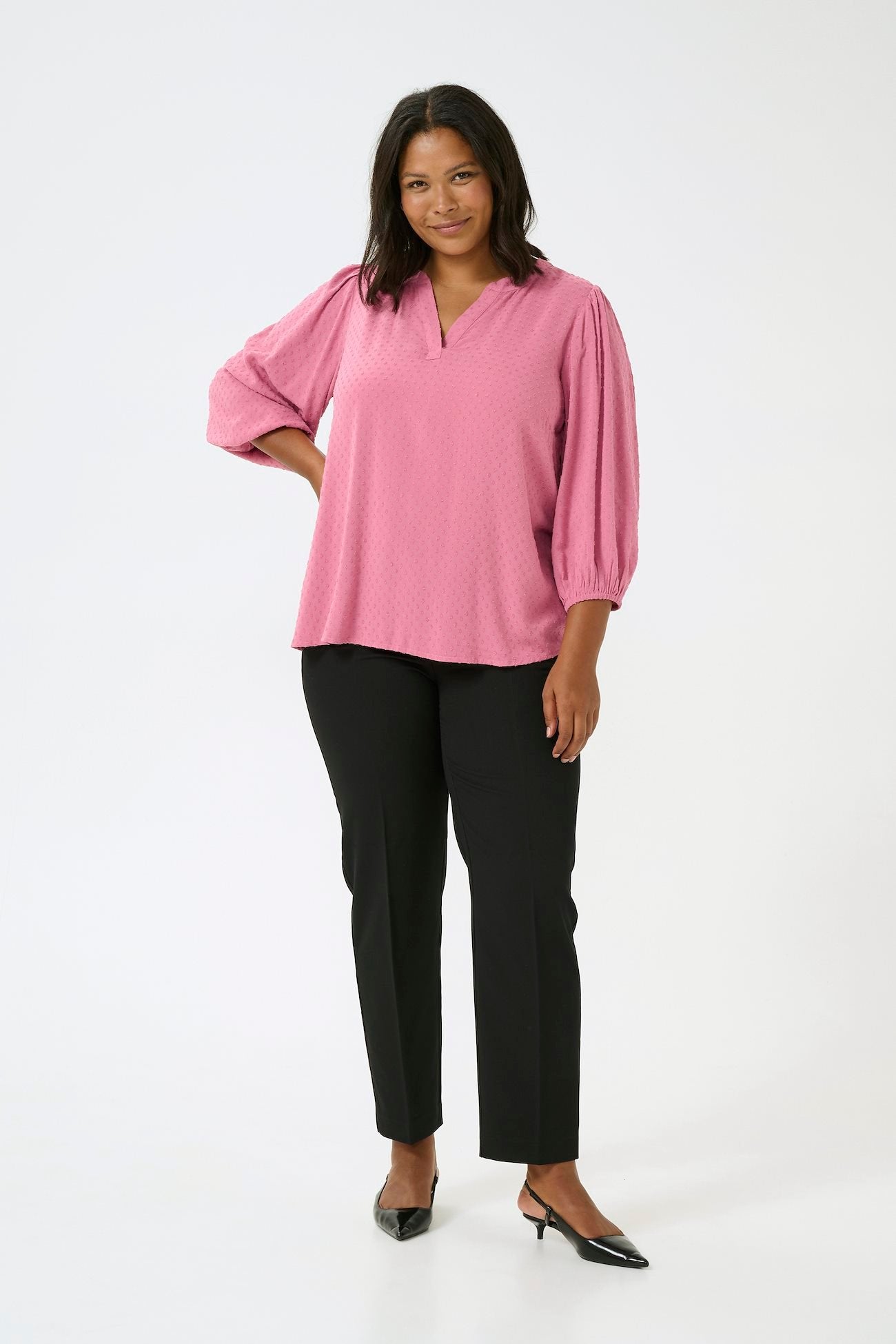 KCanya Blouse - Mesa Rose