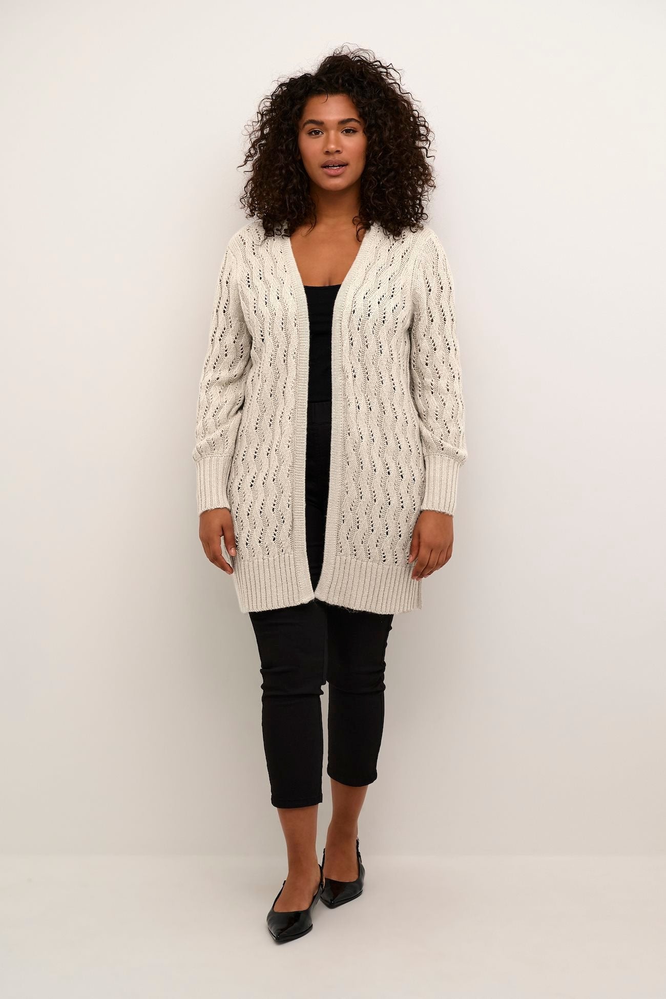 KClana Knit Cardigan - Feather Gray