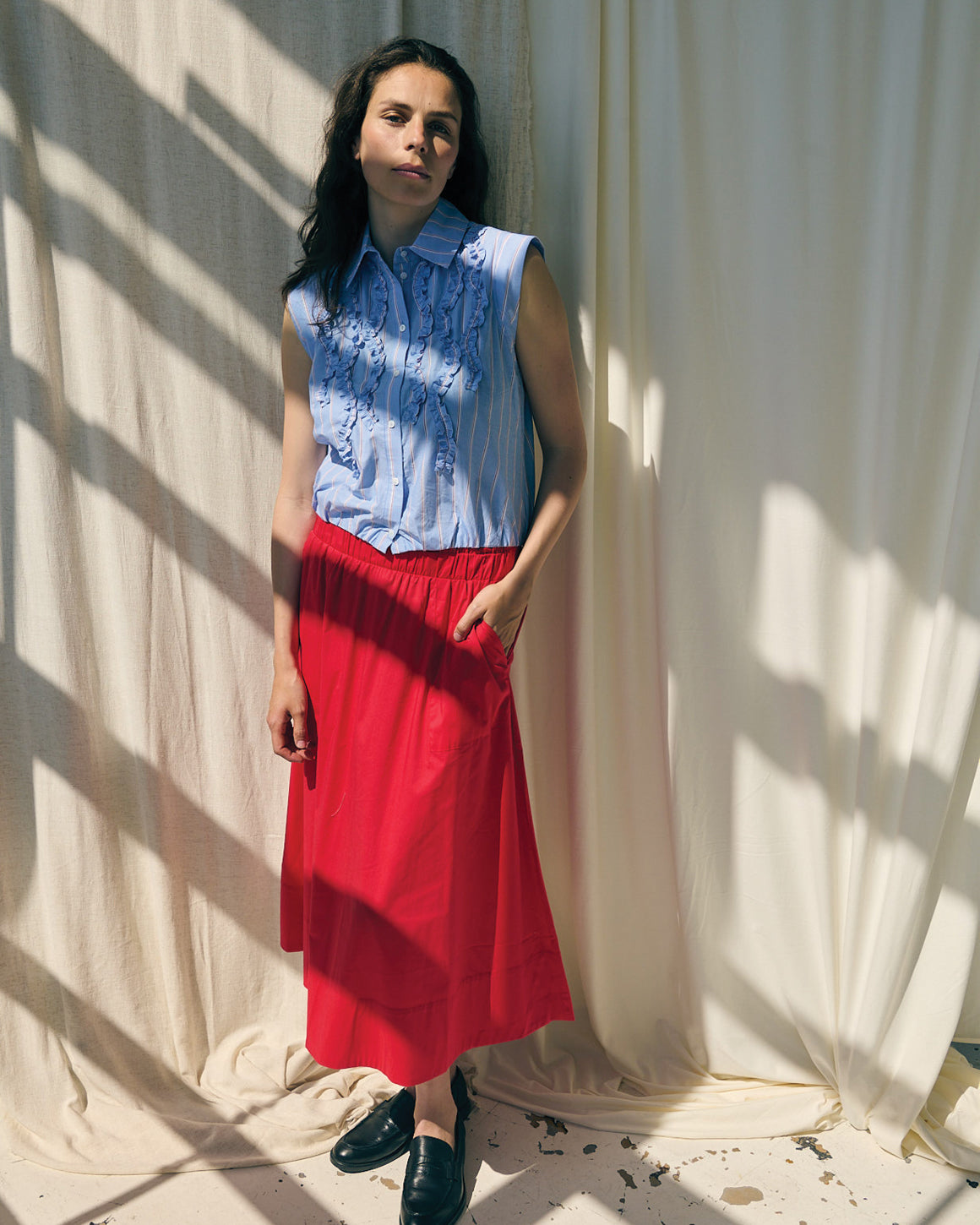 Vilma Skirt - Red