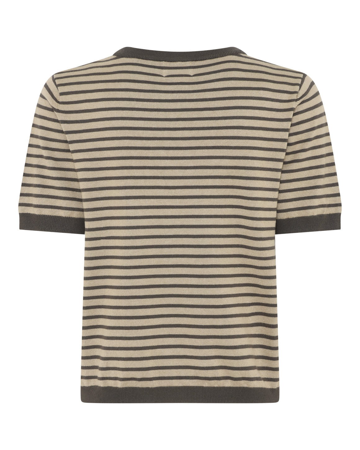 Sailor Knit S/S - Sand/Brown Stripe