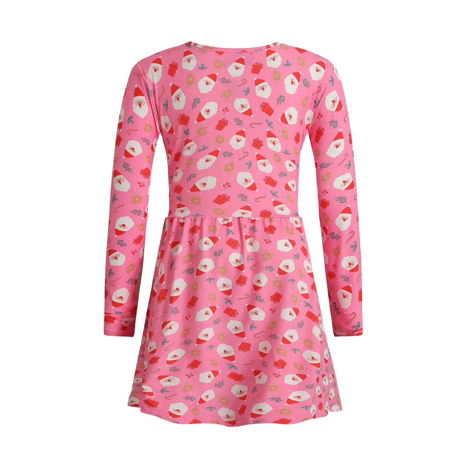 Alma Babydoll Dress Santa - Pink