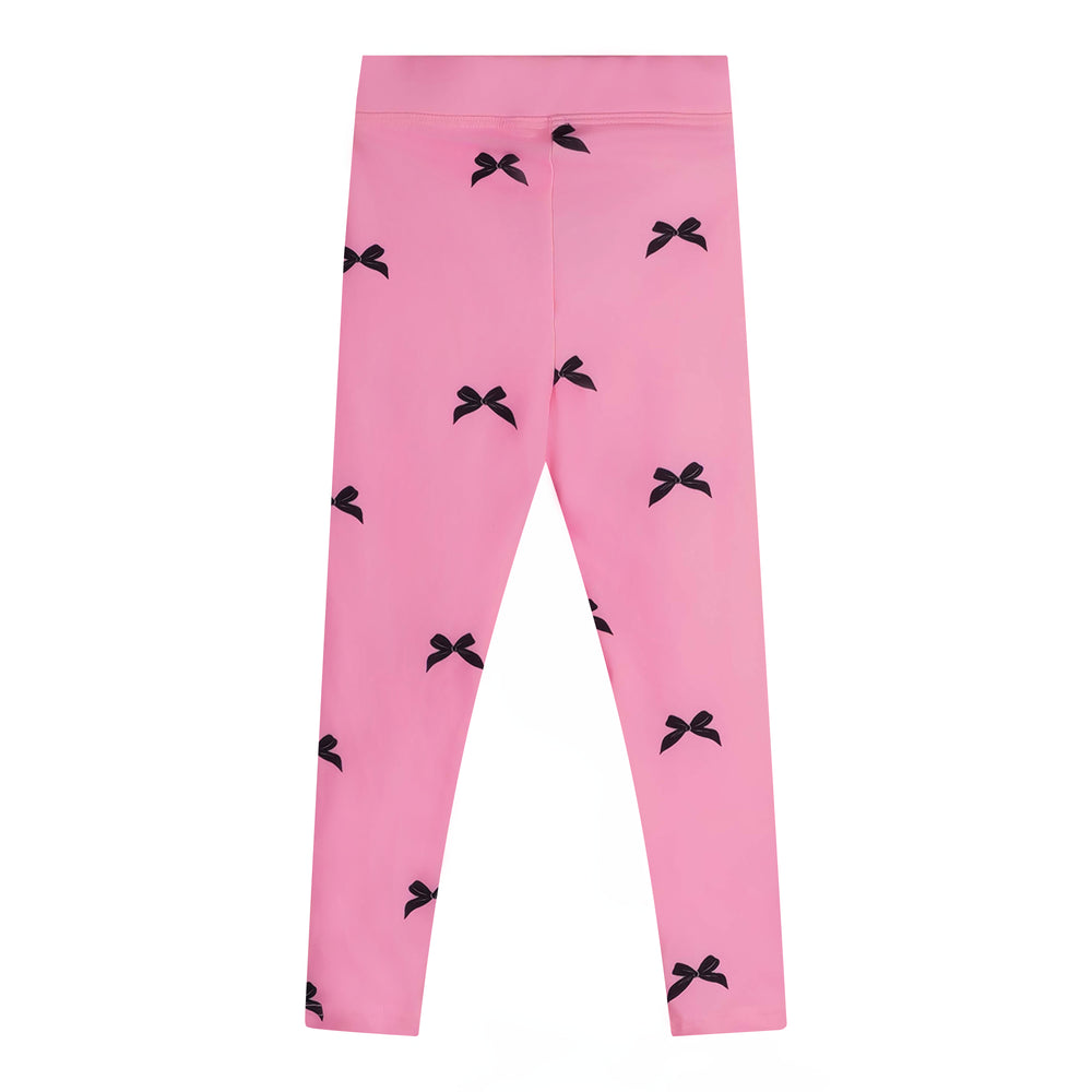 Alma Leggings - Pink Bow