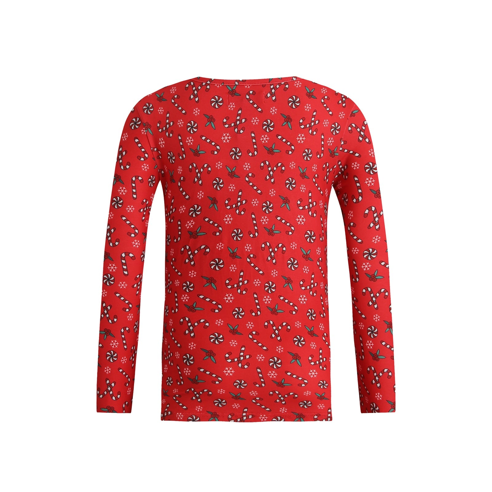 Alma LS T-shirt Candycane - Red