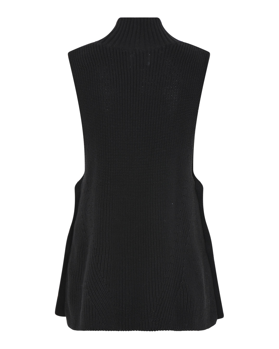 Anette Knit Waistcoat - Black