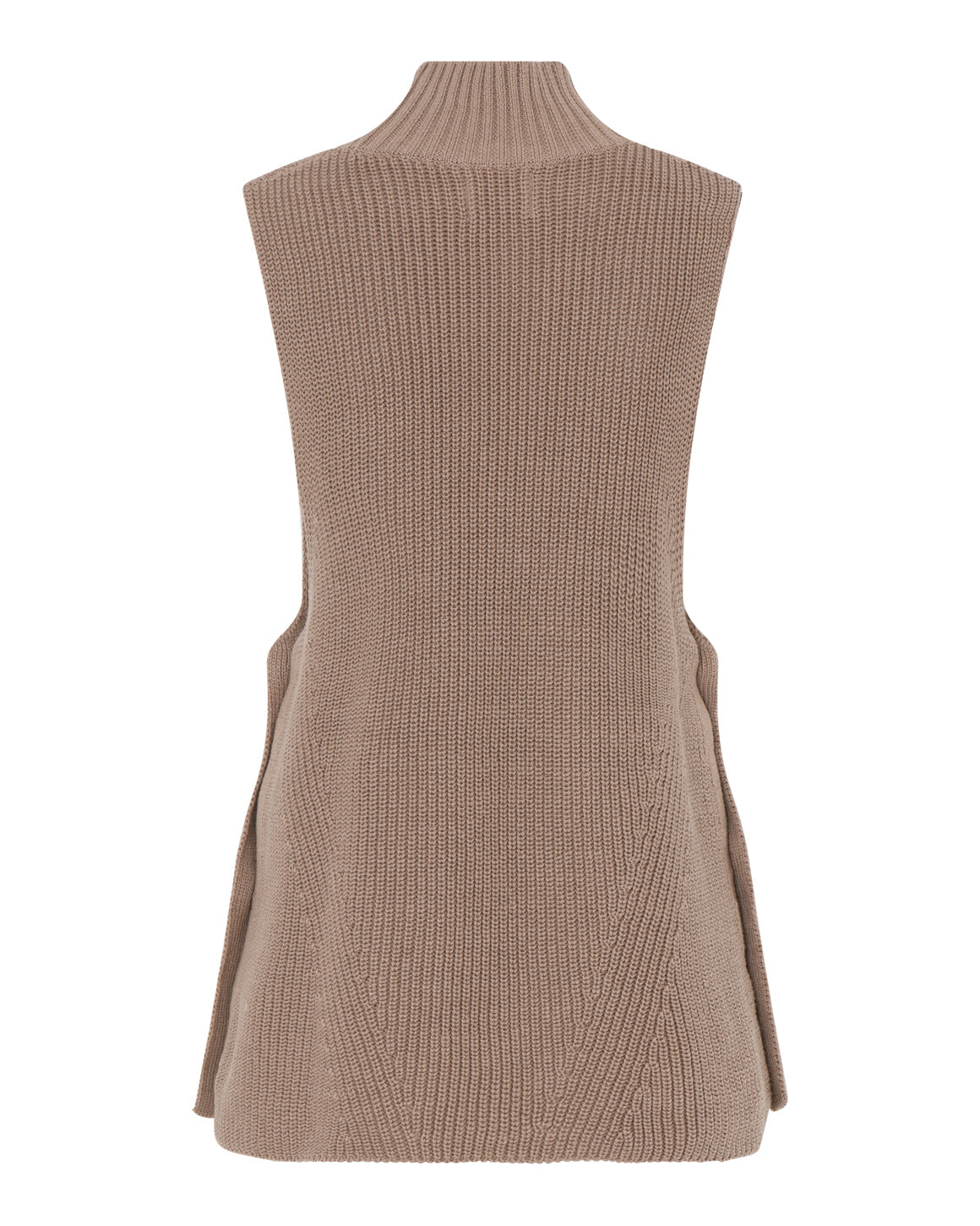Anette Knit Waistcoat - Camel