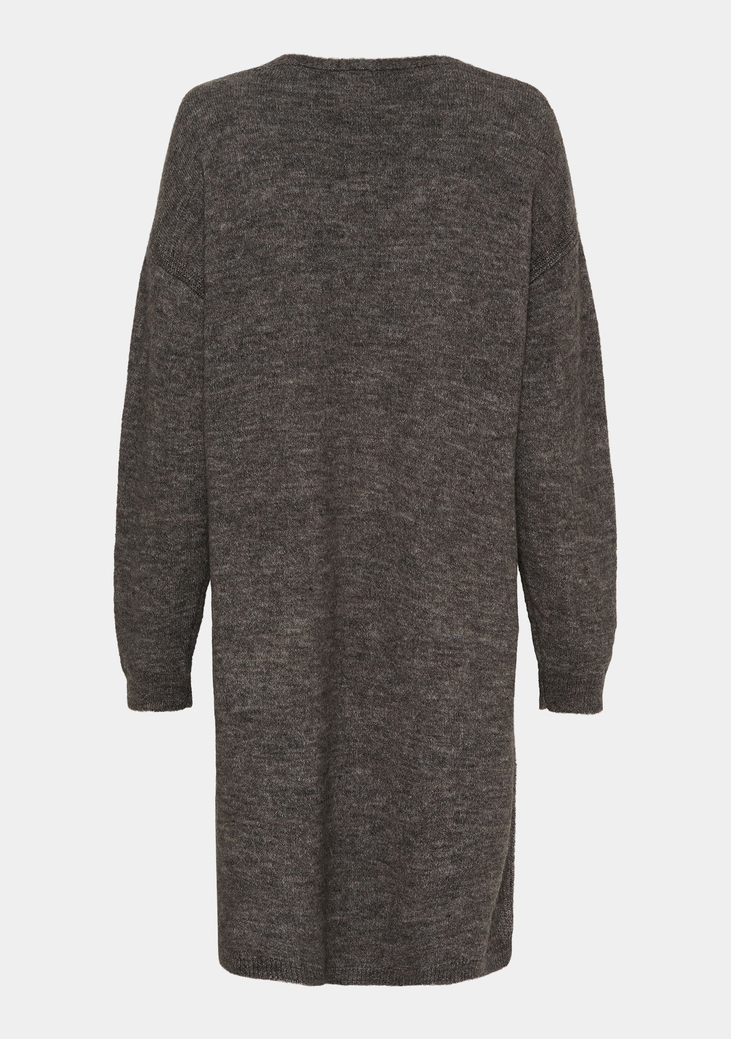 Anna Long Cardigan - Mole Melange