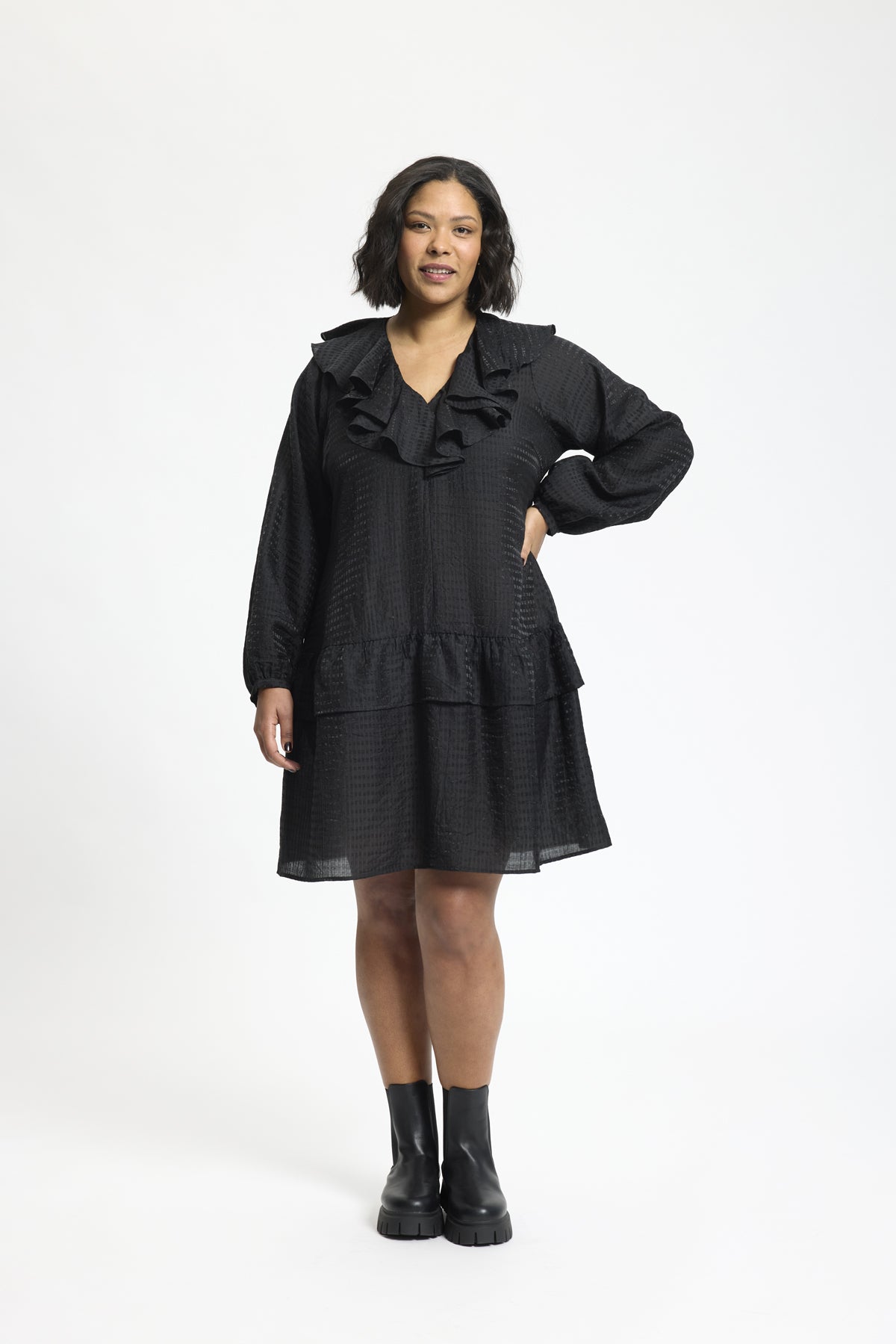 Any-Agnes Dress - Black