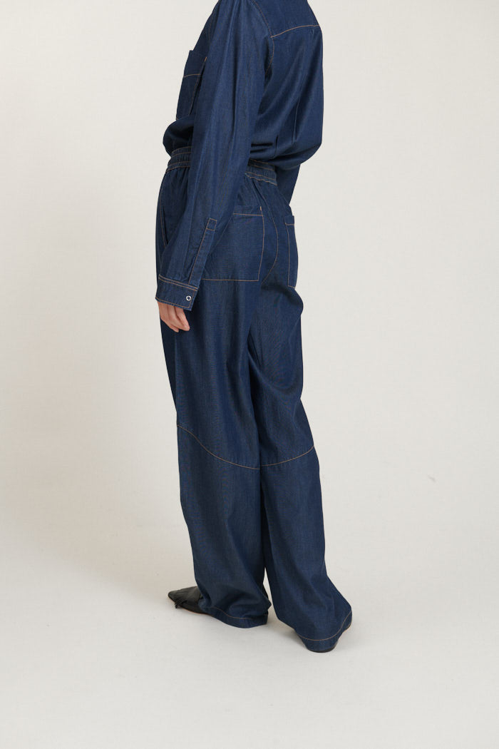 Bine Pant - Mid Blue Denim