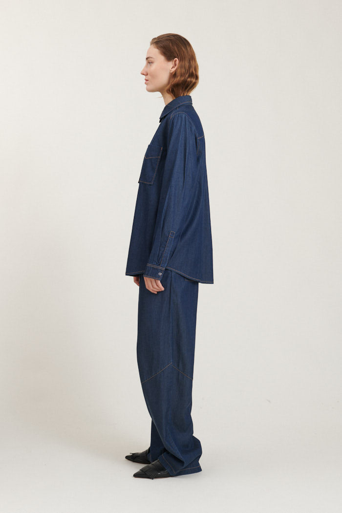 Bine Pant - Mid Blue Denim