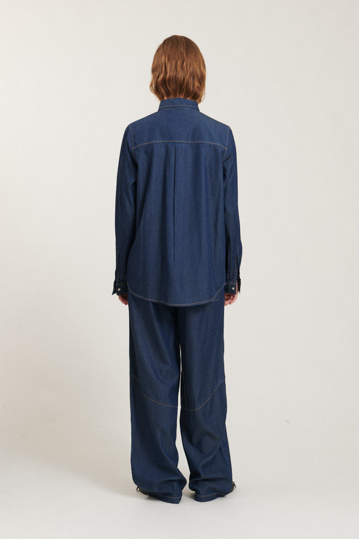 Bine Pant - Mid Blue Denim