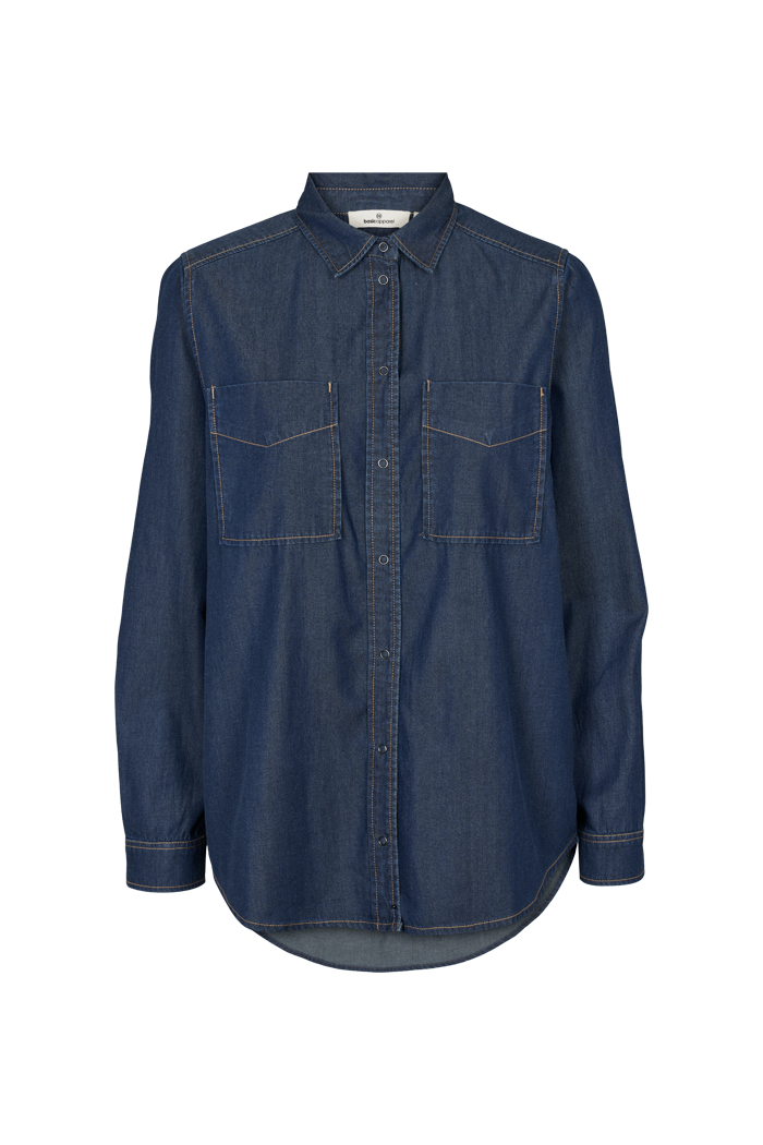 Bine Shirt - Mid Blue Denim