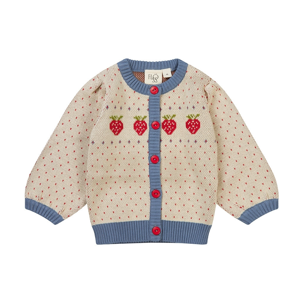 Betty Cardigan - Warm Cotton/Blue