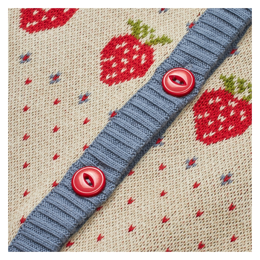 Betty Cardigan - Warm Cotton/Blue