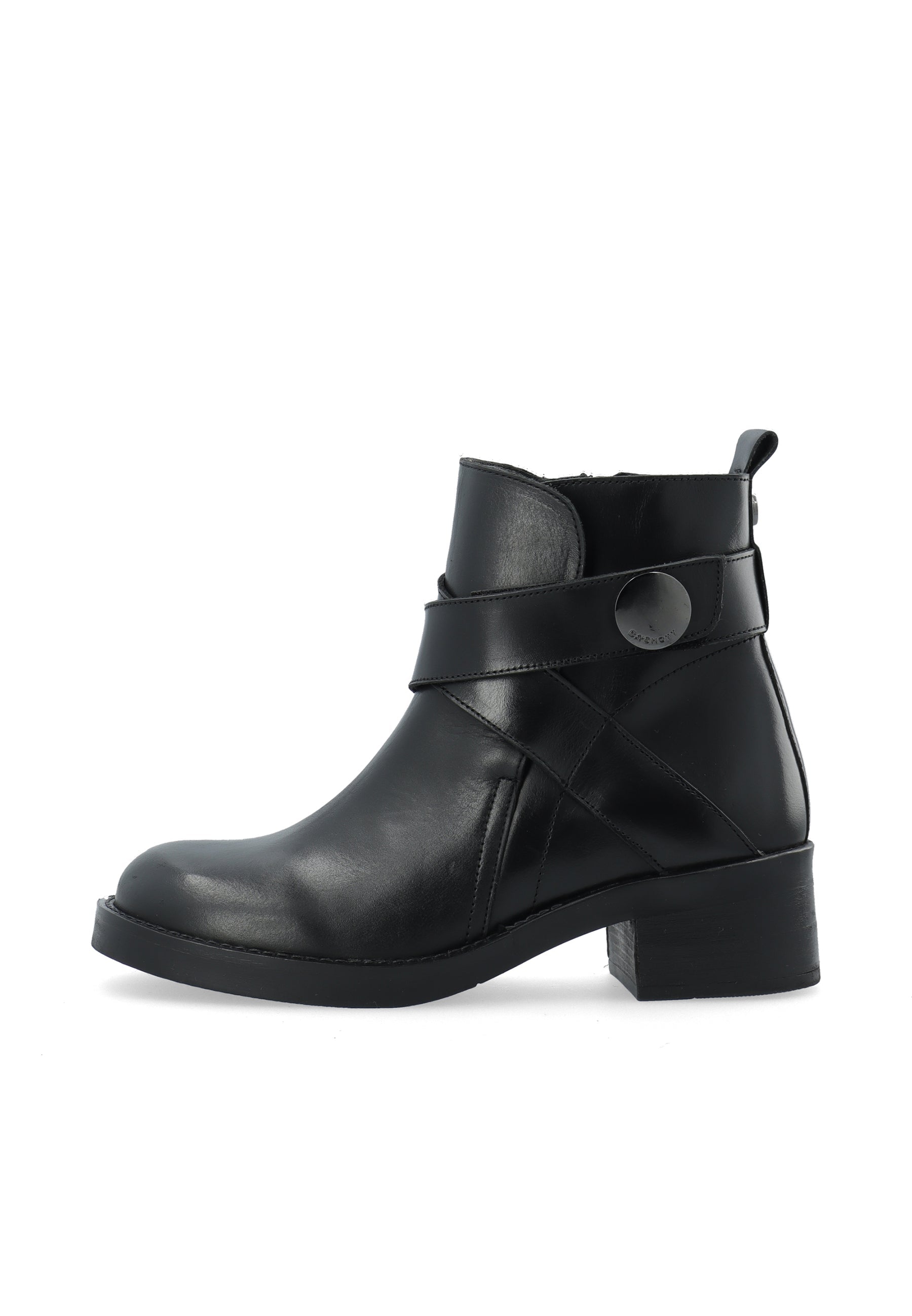 Cassine Zip Boot Leather - Black (forkert style på billedet)