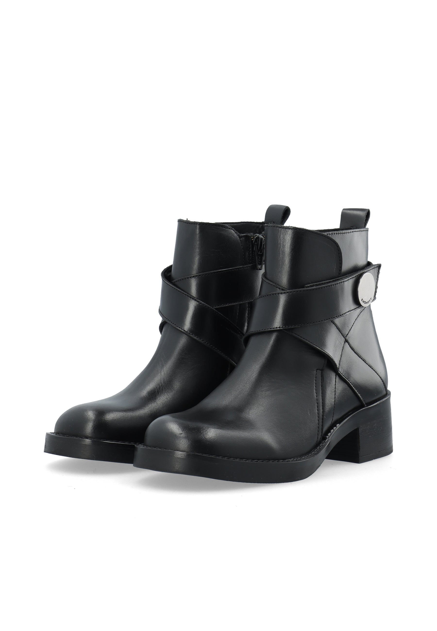 Cassine Zip Boot Leather - Black (forkert style på billedet)