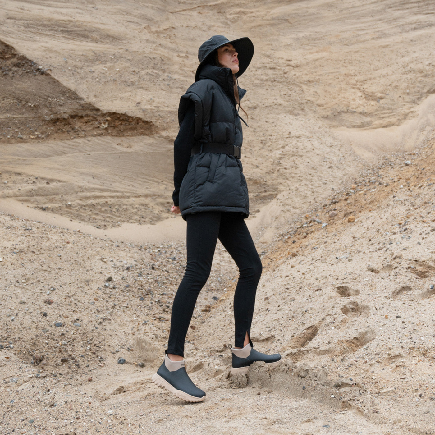 Irene Waterproof - Black/Coffee