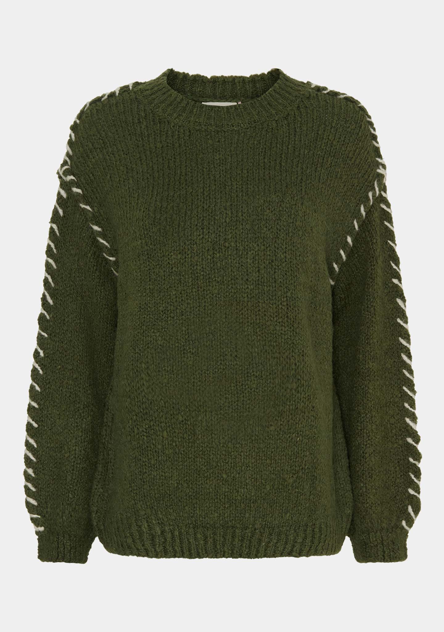 Franca Knit Pullover - Army