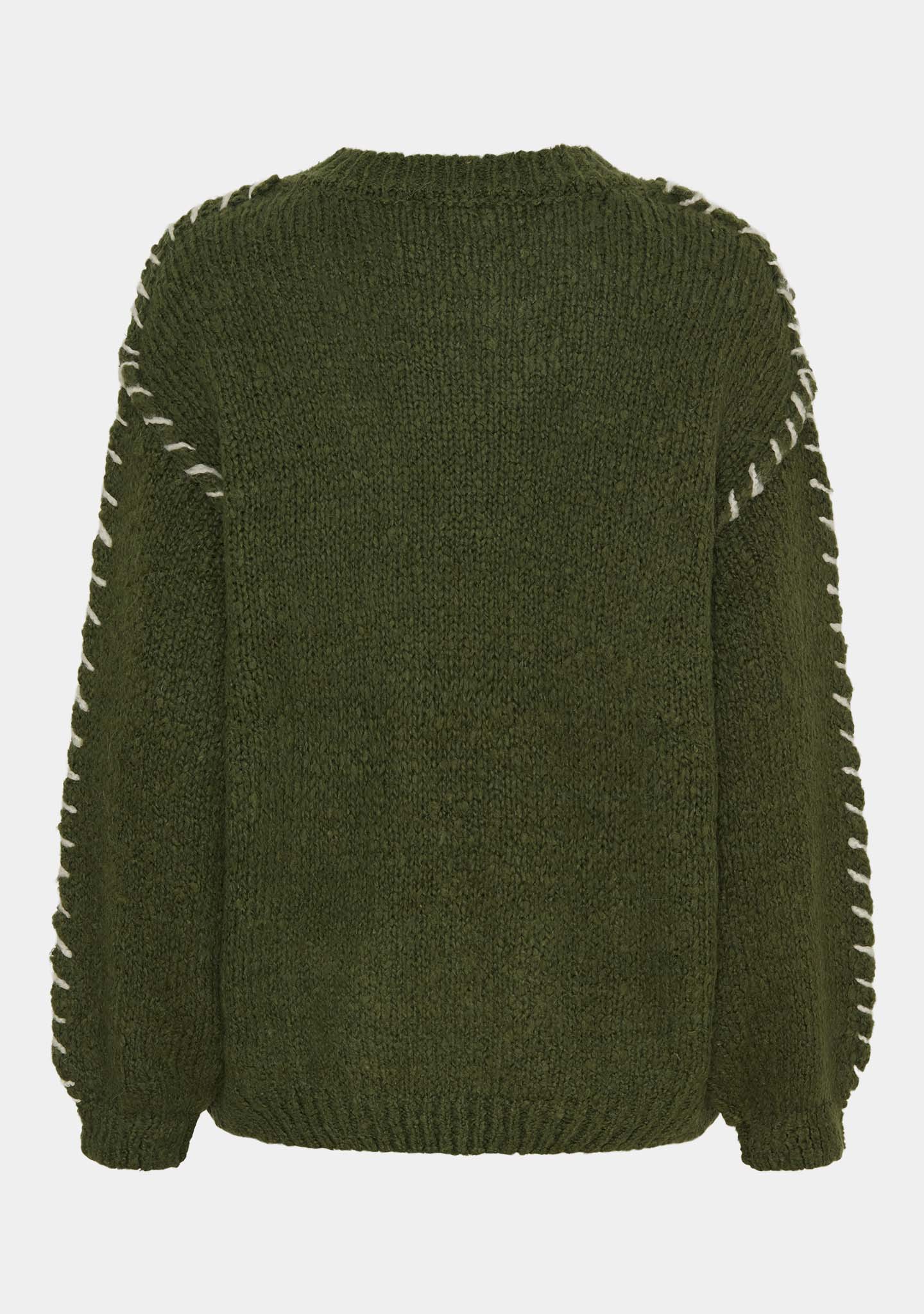 Franca Knit Pullover - Army