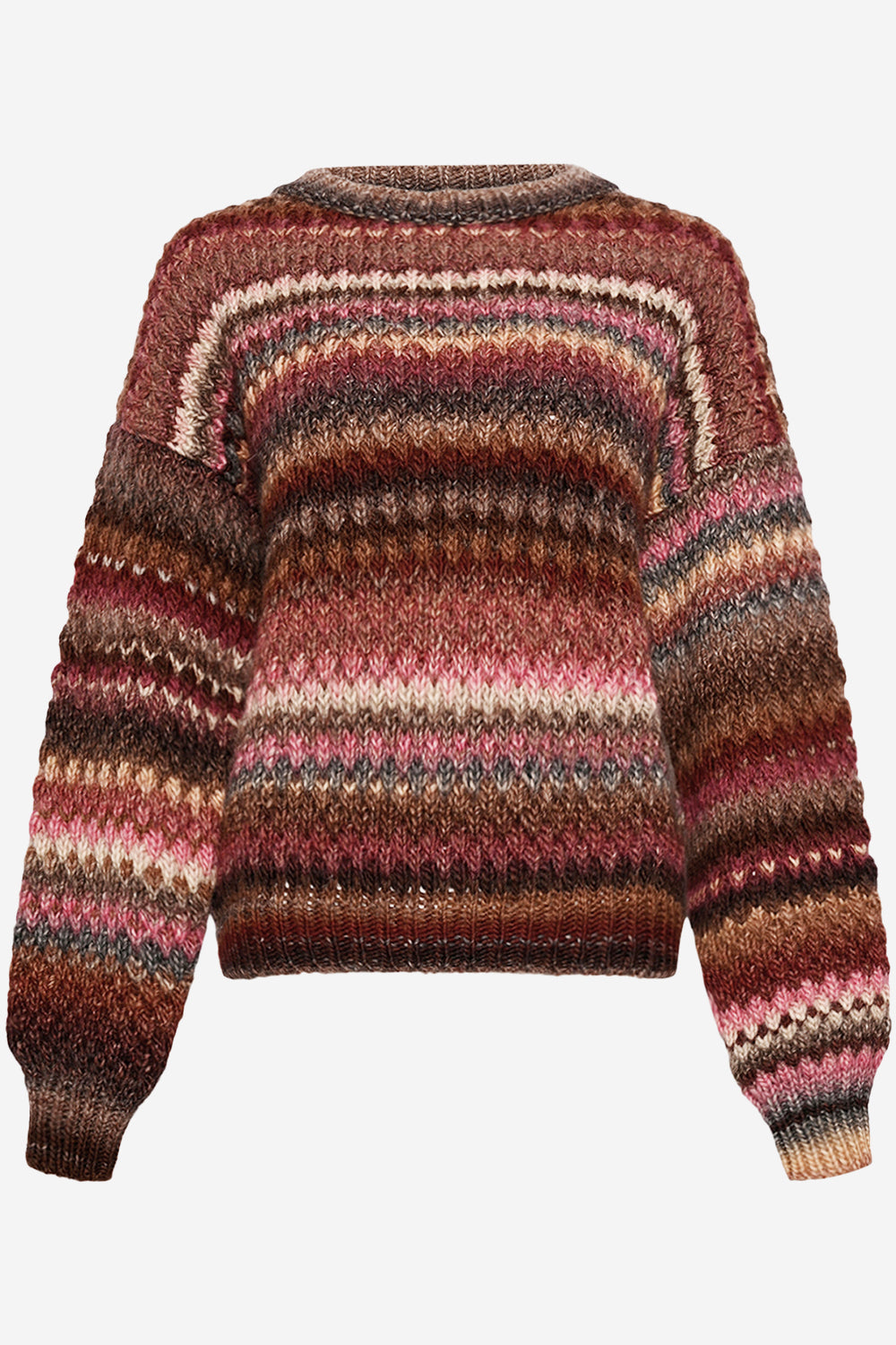 Gio Knit Sweater - Rust Mix