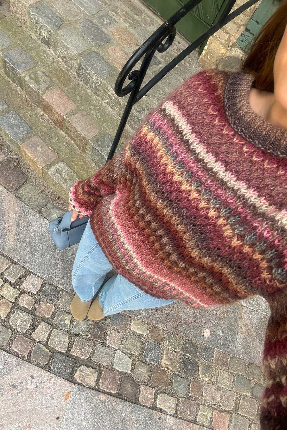 Gio Knit Sweater - Rust Mix