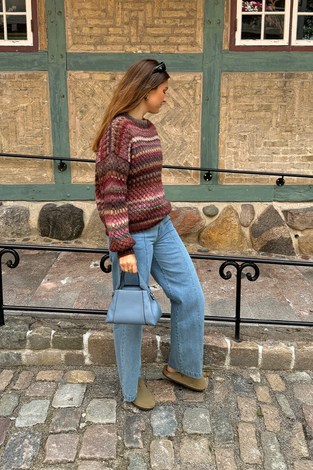 Gio Knit Sweater - Rust Mix