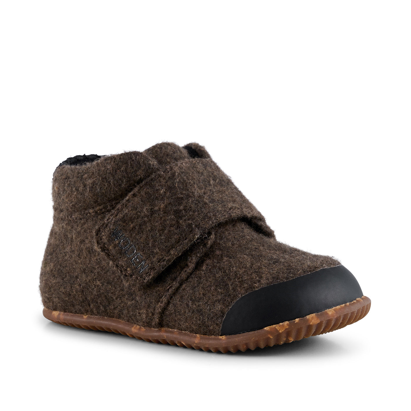 Hjemmesko Kim Felt - Brown Melange