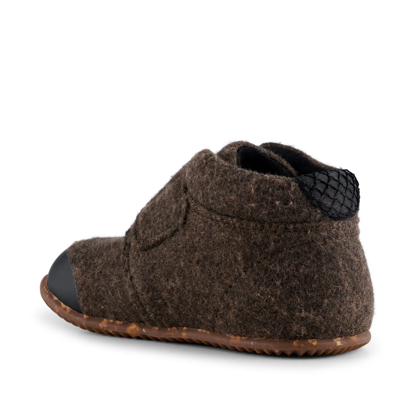 Hjemmesko Kim Felt - Brown Melange