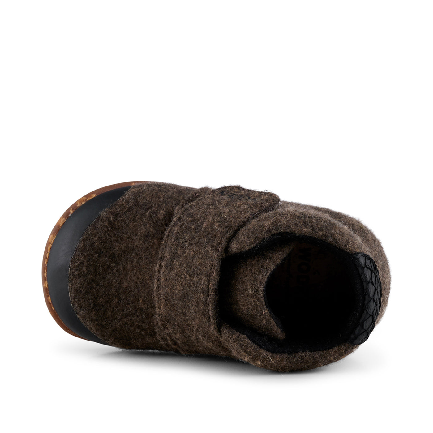 Hjemmesko Kim Felt - Brown Melange