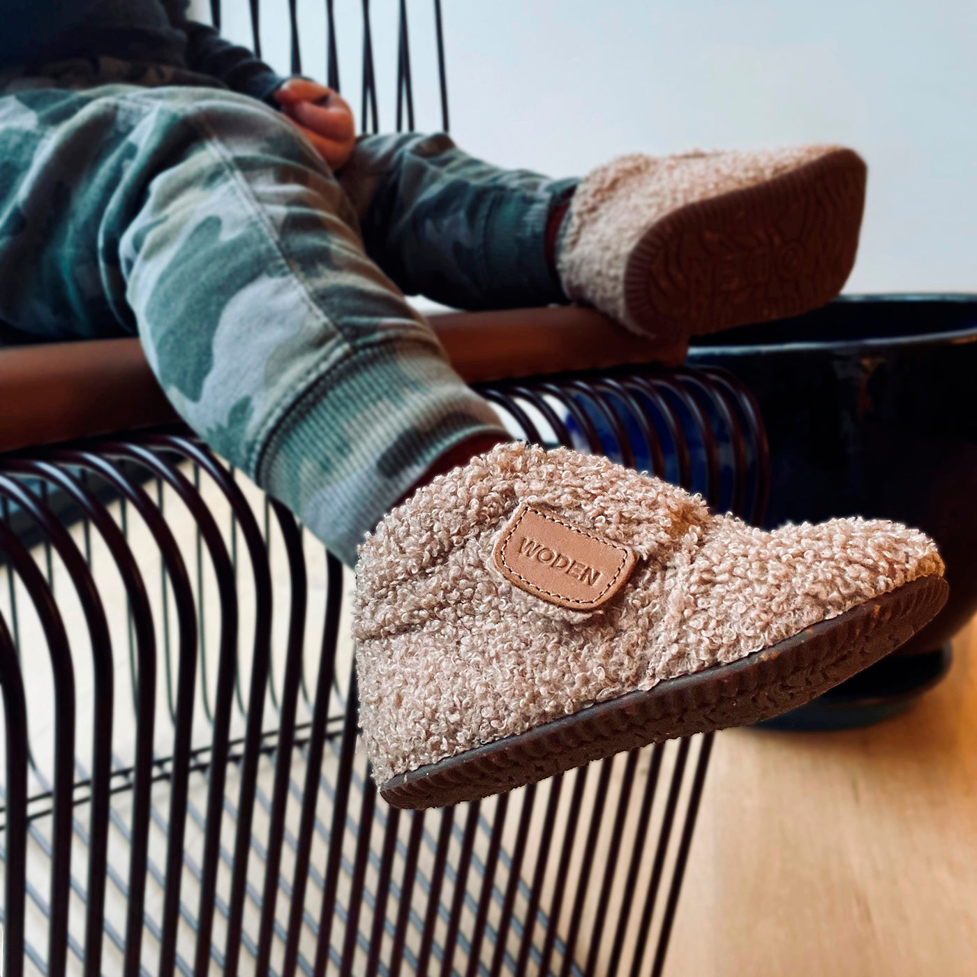 Hjemmesko Kim Teddy - Beige