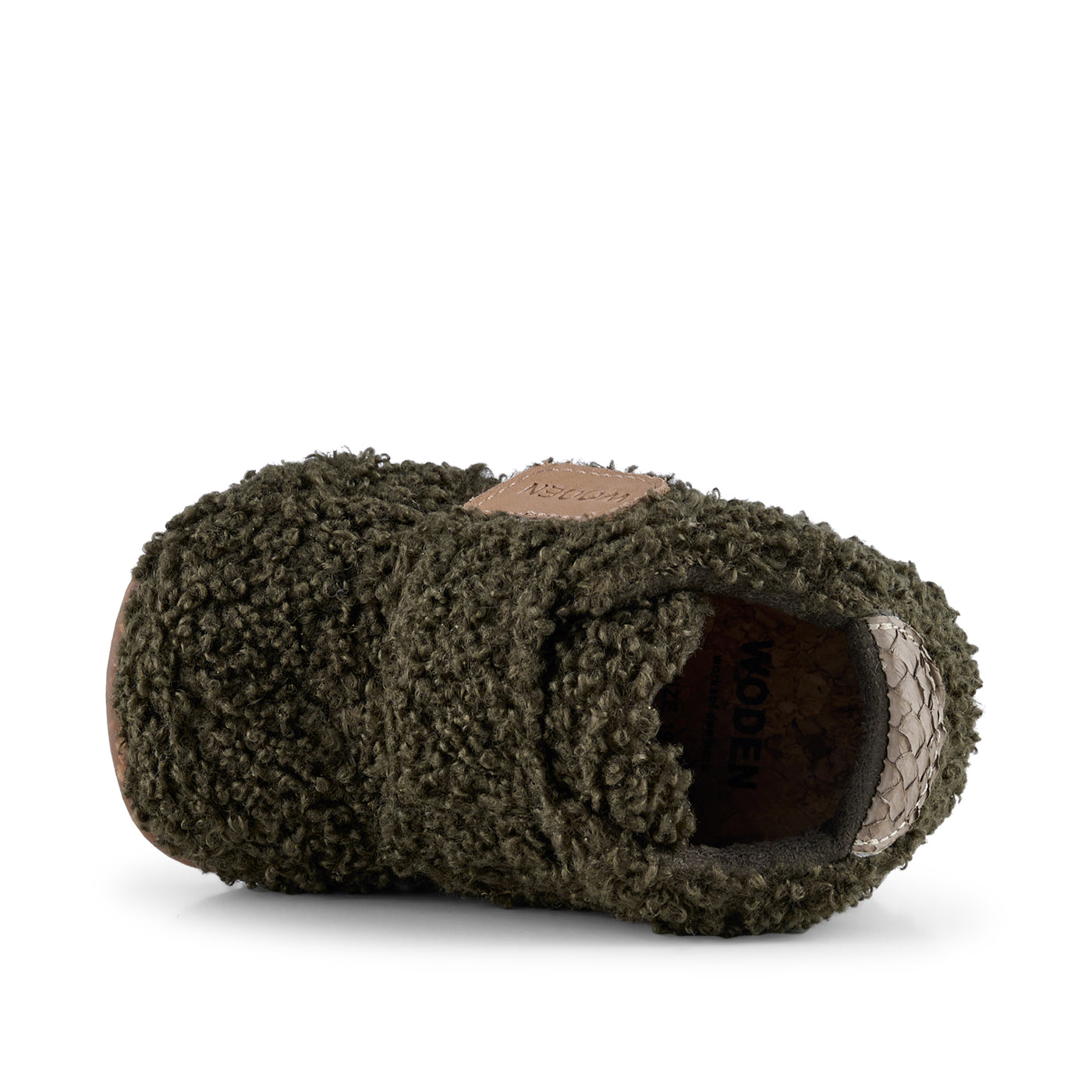 Hjemmesko Kim Teddy - Dark Olive