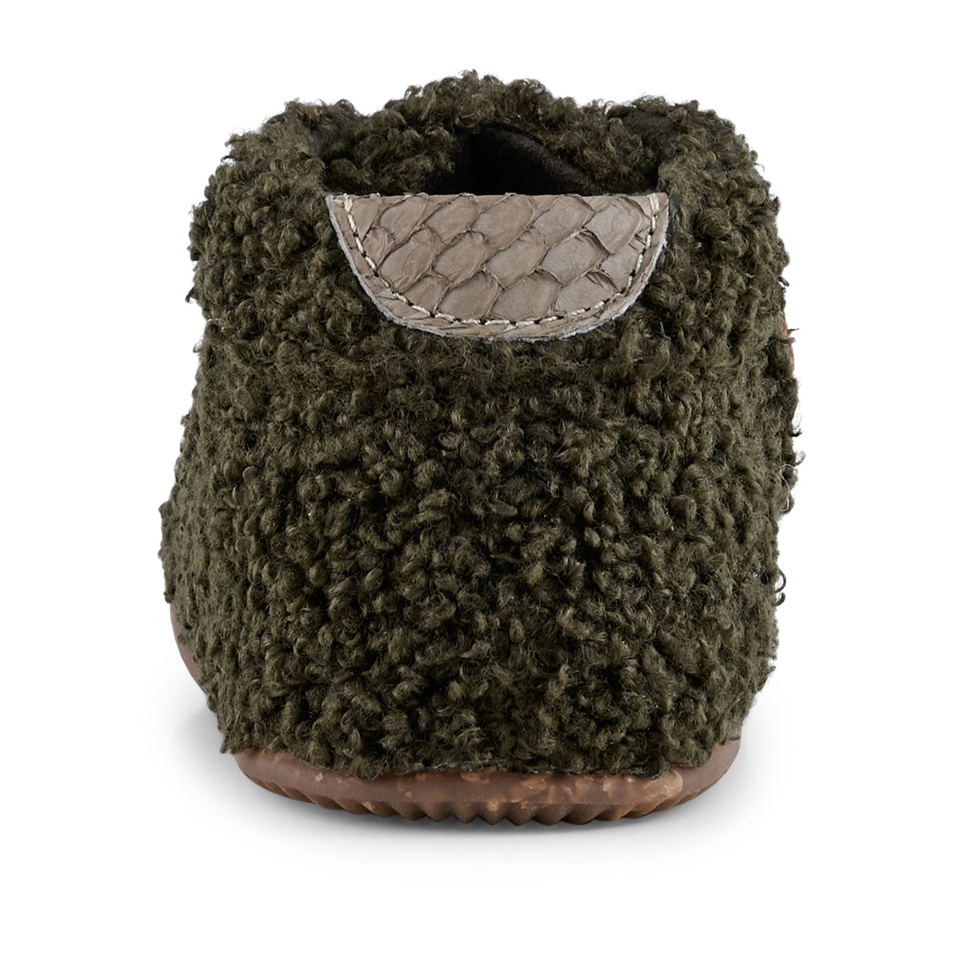 Hjemmesko Kim Teddy - Dark Olive