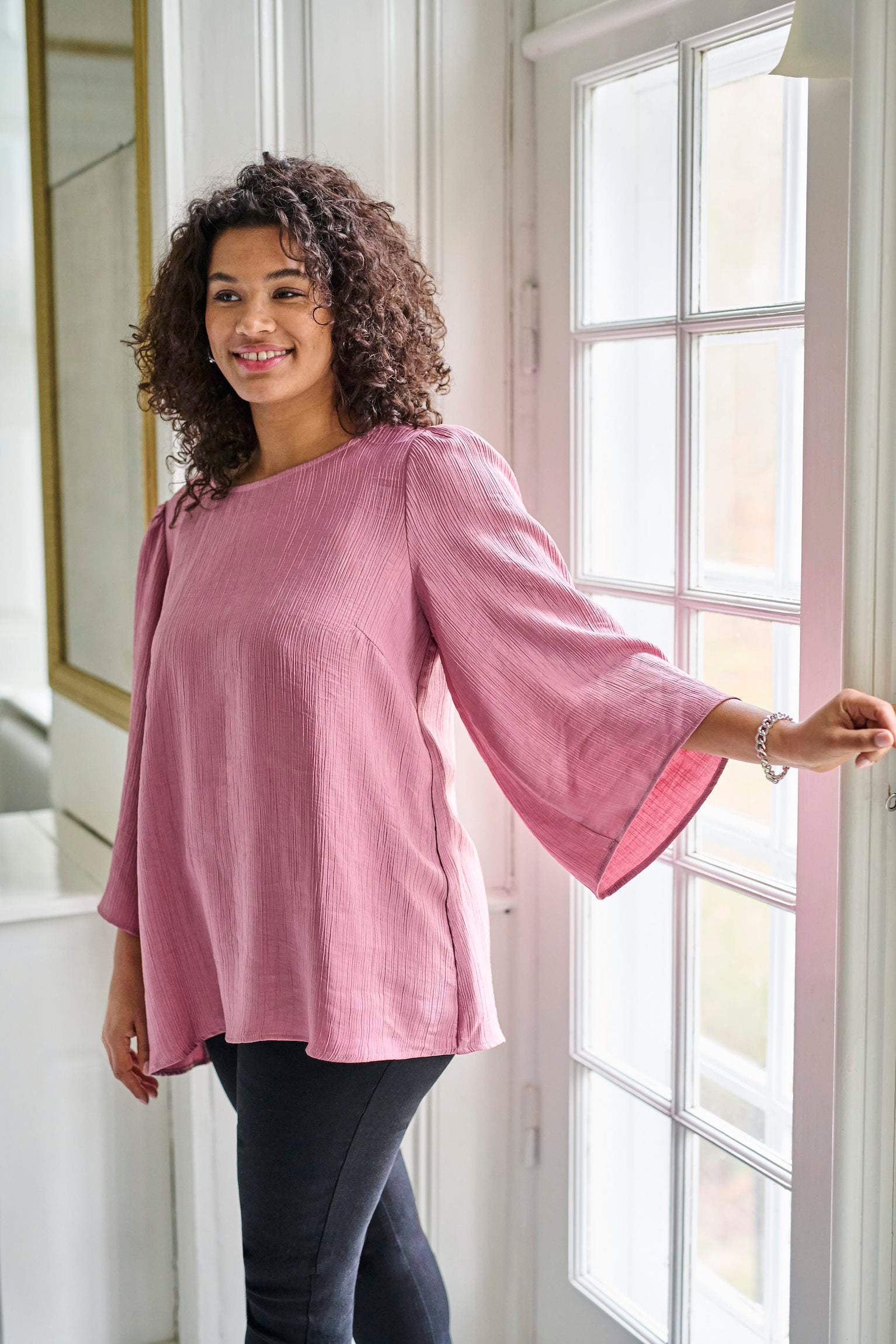 KCmembe Blouse - Mesa Rose