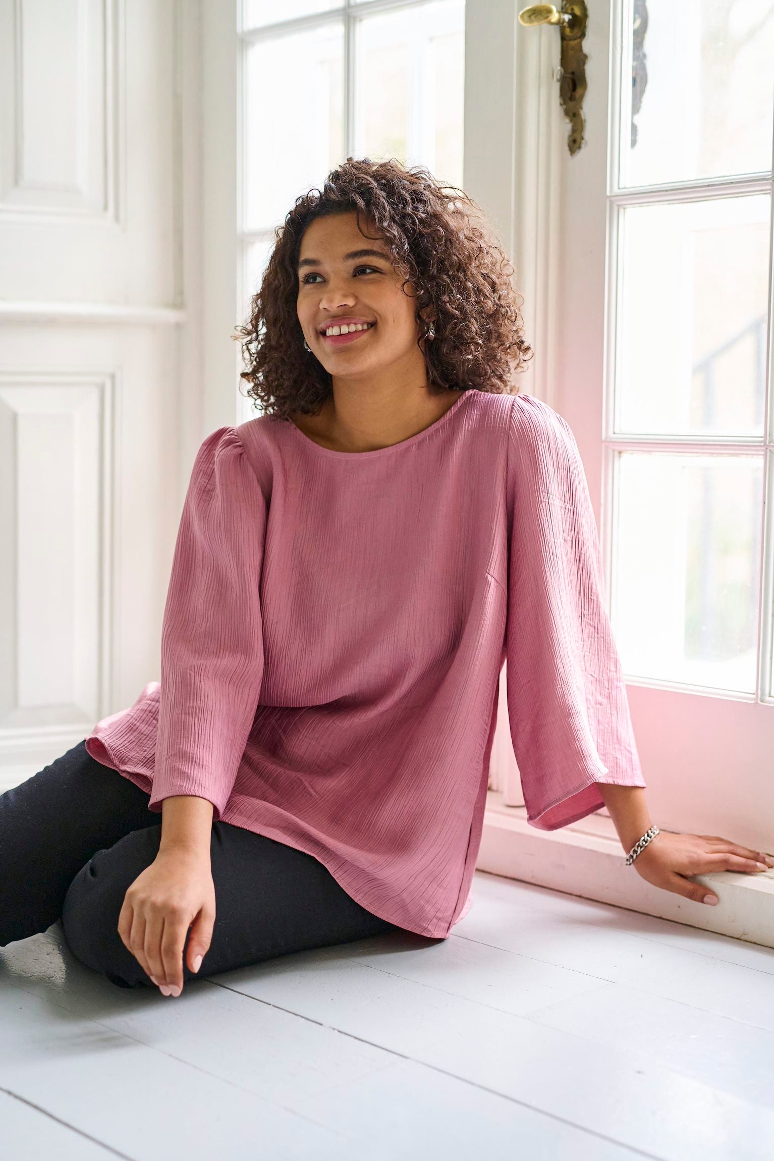 KCmembe Blouse - Mesa Rose
