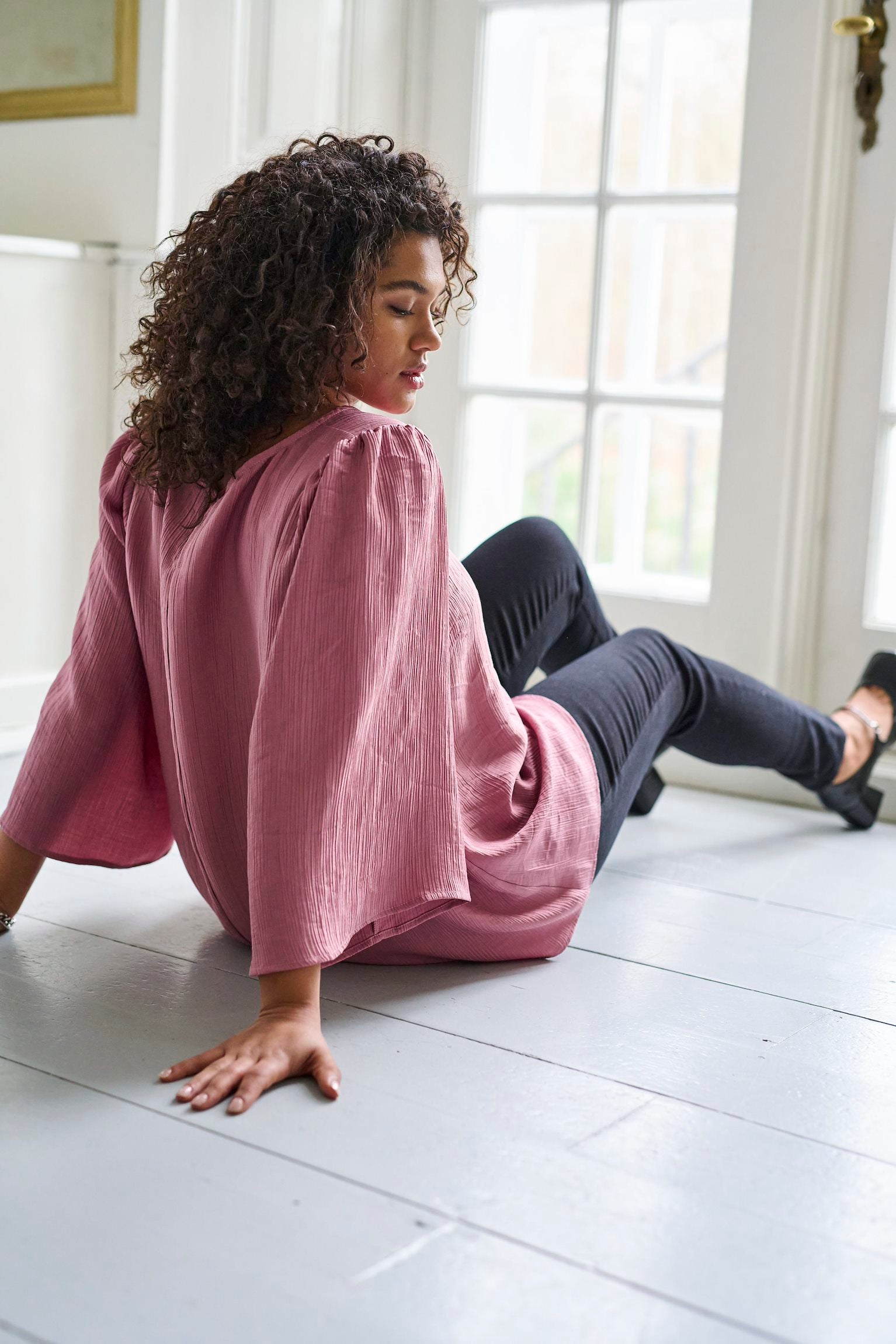 KCmembe Blouse - Mesa Rose