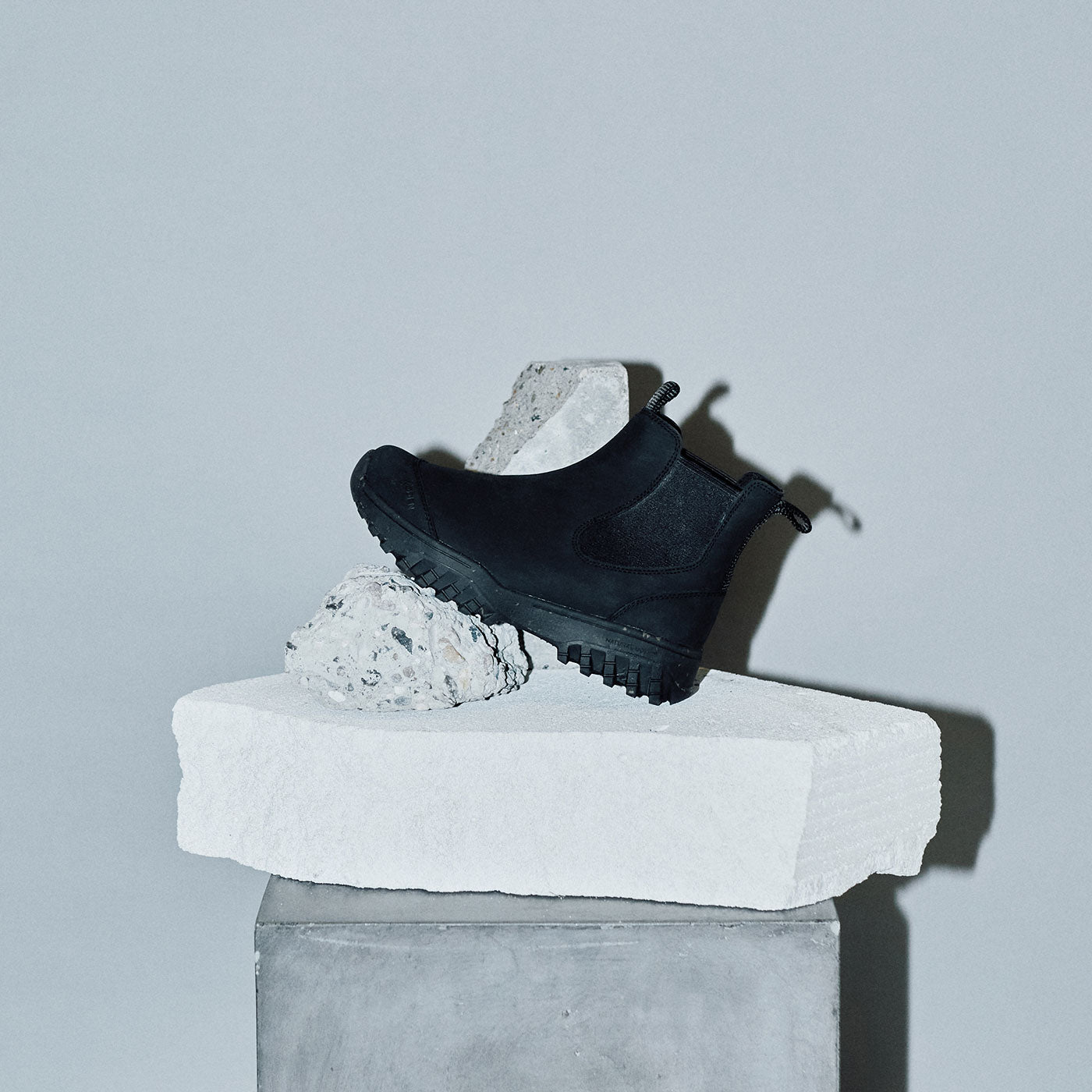 Magda Track Rubber Boot - Black
