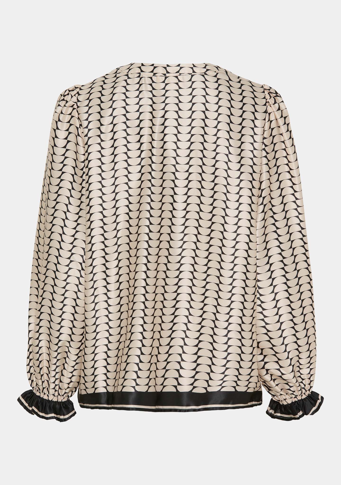Melba Flounce Blouse - Luxury