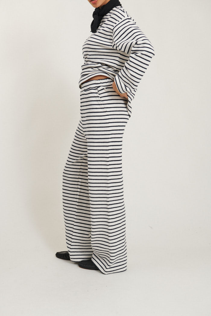Mint Loose Pants - Whisper White