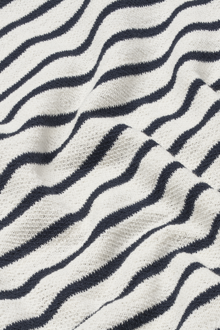 Mint Loose Tee Stripe - Whisper White